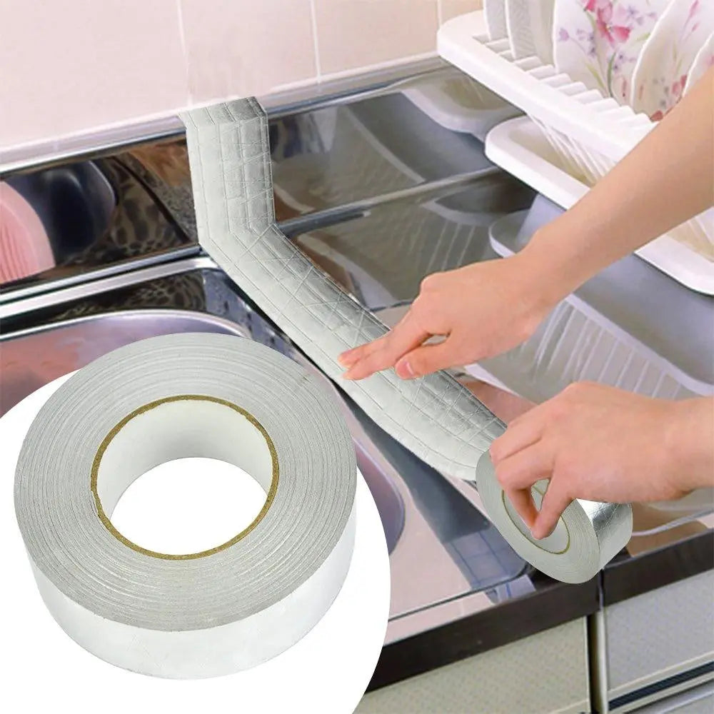 Reinforced Aluminium Foil Tape Insulation Heating Duct Silver 50mm x 50M 5 Pack Deals499