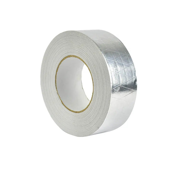 Reinforced Aluminium Foil Tape Insulation Heating Duct Silver 50mm x 50M Deals499