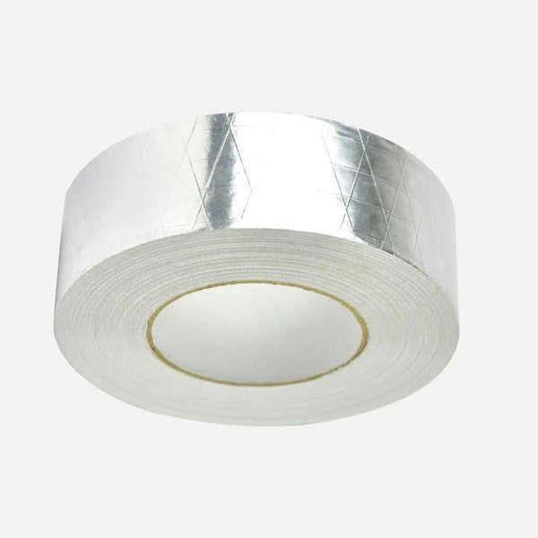 Reinforced Aluminium Foil Tape Insulation Heating Duct Silver 50mm x 50M Deals499