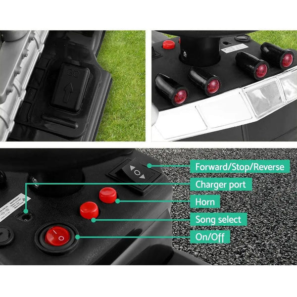 Ride On Cars Kids Electric Toys Car Battery Truck Childrens Motorbike Toy Rigo Black Deals499