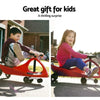 Rigo Kids Children Swing Car Ride On Toys Scooter Wiggle Slider Swivel Cars Red Deals499