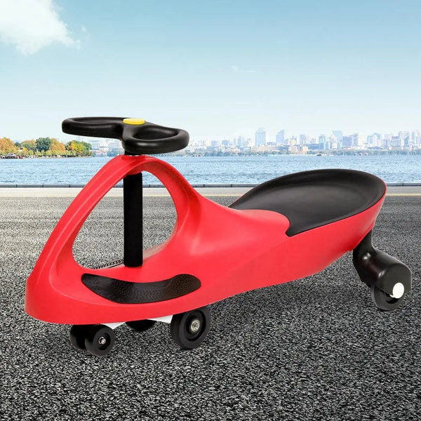 Rigo Kids Children Swing Car Ride On Toys Scooter Wiggle Slider Swivel Cars Red Deals499