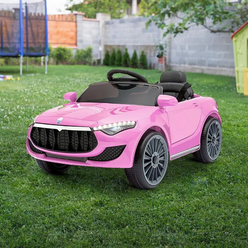 Rigo Kids Ride On Car Battery Electric Toy Remote Control Pink Cars Dual Motor Deals499