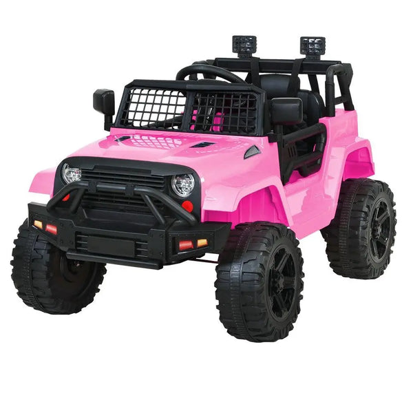 Rigo Kids Ride On Car Electric 12V Car Toys Jeep Battery Remote Control Pink Deals499