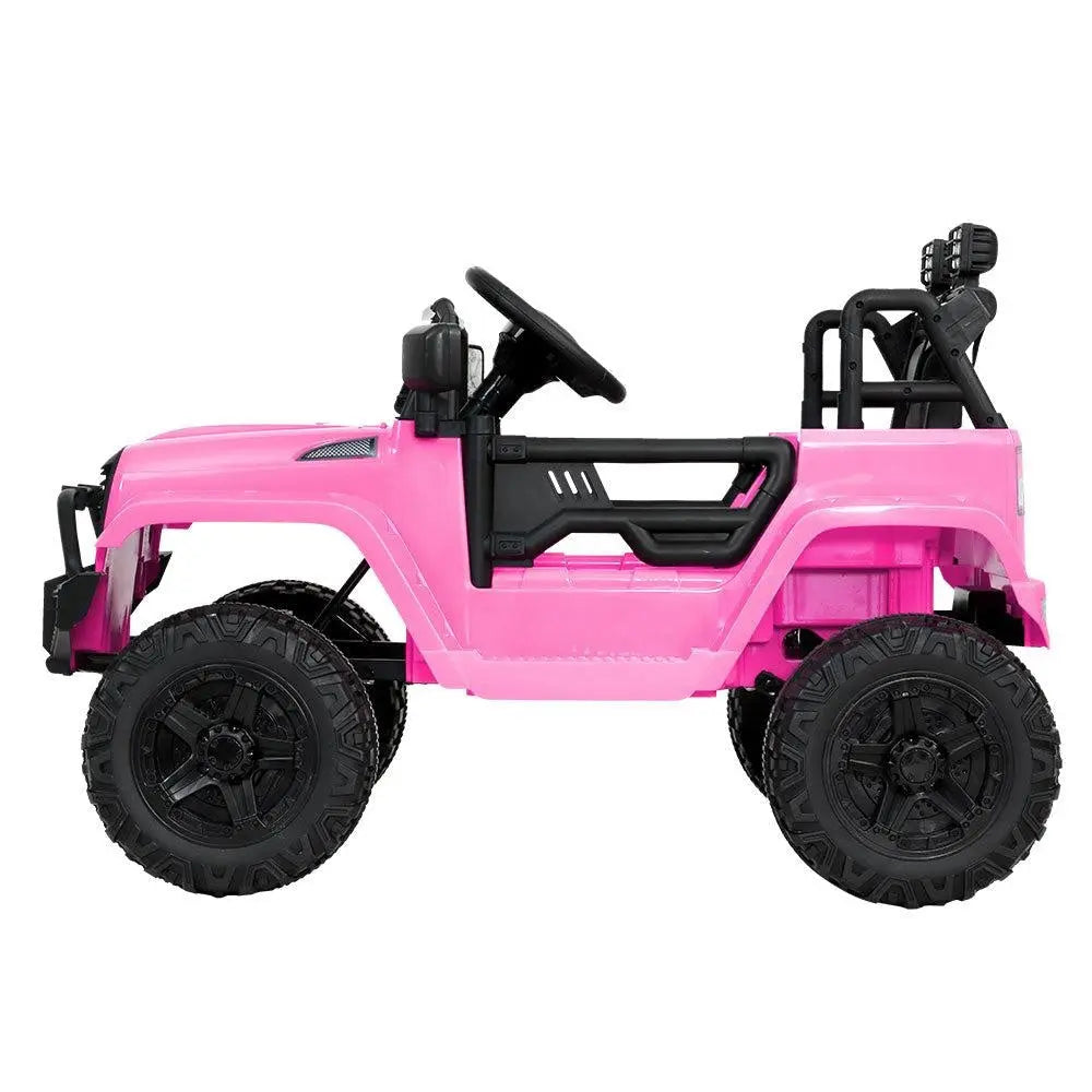 Rigo Kids Ride On Car Electric 12V Car Toys Jeep Battery Remote Control Pink Deals499