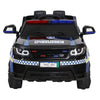 Rigo Kids Ride On Car Inspired Patrol Police Electric Powered Toy Cars Black Deals499