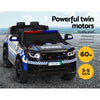 Rigo Kids Ride On Car Inspired Patrol Police Electric Powered Toy Cars Black Deals499