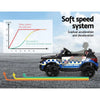 Rigo Kids Ride On Car Inspired Patrol Police Electric Powered Toy Cars Black Deals499