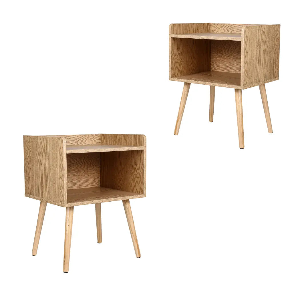 Rolialos Bedside Table Side Table Bedroom Storage Set of 2 Deals499