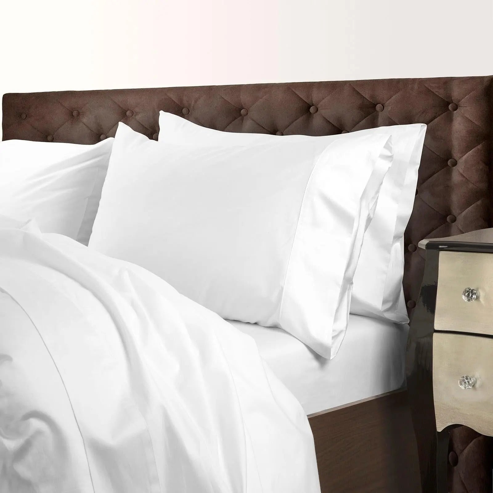 Royal Comfort 1000 Thread Count Cotton Blend Quilt Cover Set Premium Hotel Grade King White Deals499