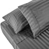 Royal Comfort 1200TC Sheet Set Damask Cotton Blend Ultra Soft Sateen Bedding Charcoal Grey Queen Deals499