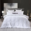 Royal Comfort 260GSM Deluxe Eco-Silk Touch Quilt 100% Cotton Cover Double White Deals499