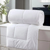 Royal Comfort 260GSM Deluxe Eco-Silk Touch Quilt 100% Cotton Cover Double White Deals499