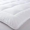Royal Comfort 260GSM Deluxe Eco-Silk Touch Quilt 100% Cotton Cover Double White Deals499