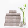 Royal Comfort 5 Piece Cotton Bamboo Towel Set 450GSM Luxurious Absorbent Plush Champagne Deals499