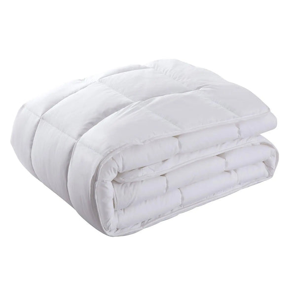Royal Comfort 800GSM Silk Blend Quilt Duvet Ultra Warm Winter Weight Doona Queen White Deals499