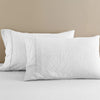 Royal Comfort Flax Linen Blend Sheet Set Bedding Luxury Breathable Ultra Soft White King Deals499