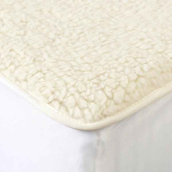 Royal Comfort Fleece Top Electric Blanket Fitted Heated Winter Underlay - King - White Deals499