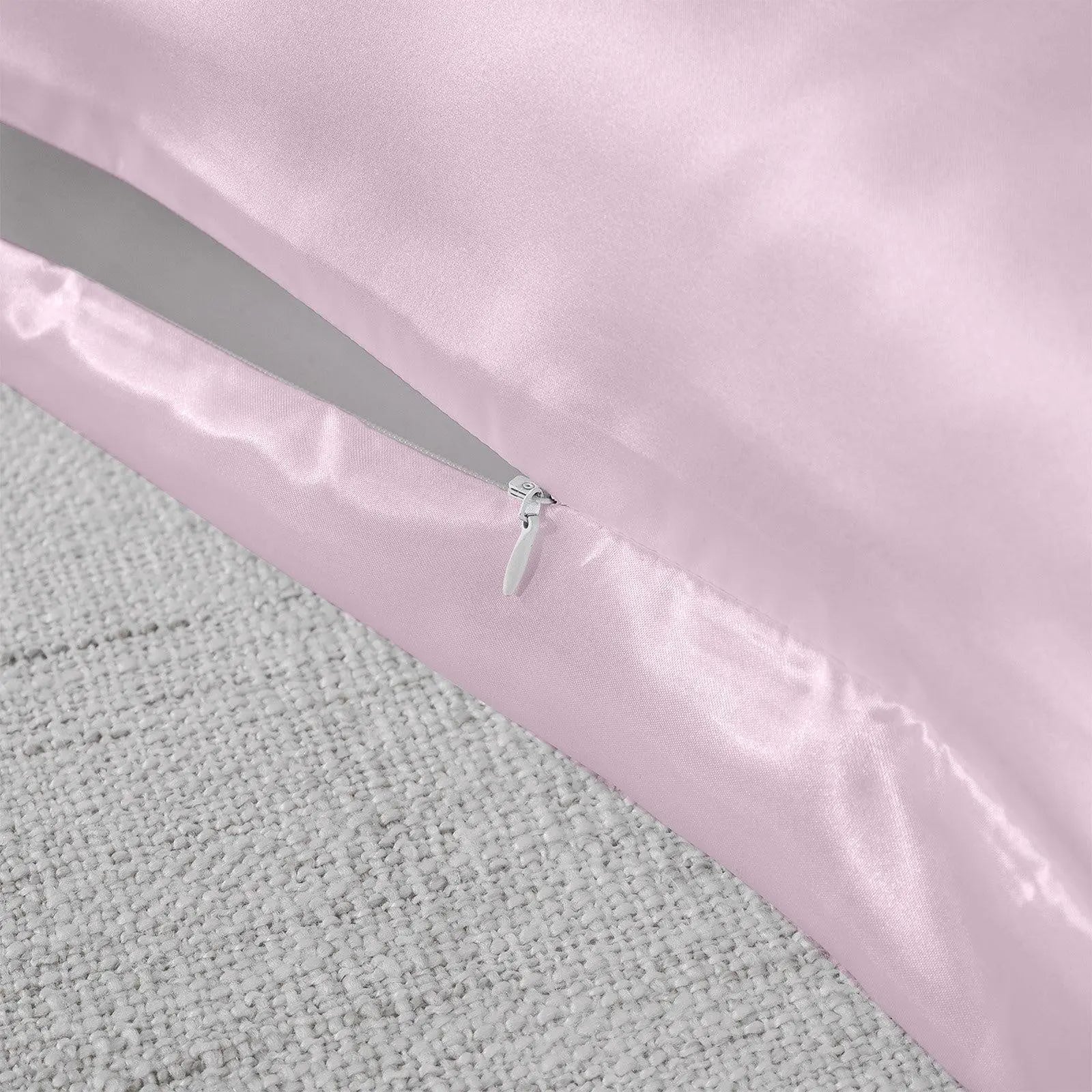 Royal Comfort Mulberry Soft Silk Hypoallergenic Pillowcase Twin Pack 51 x 76cm 51 x 76 cm Lilac Deals499