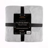 Royal Comfort Plush Blanket Throw Warm Soft Super Soft Large 220cm x 240cm Light Grey Deals499
