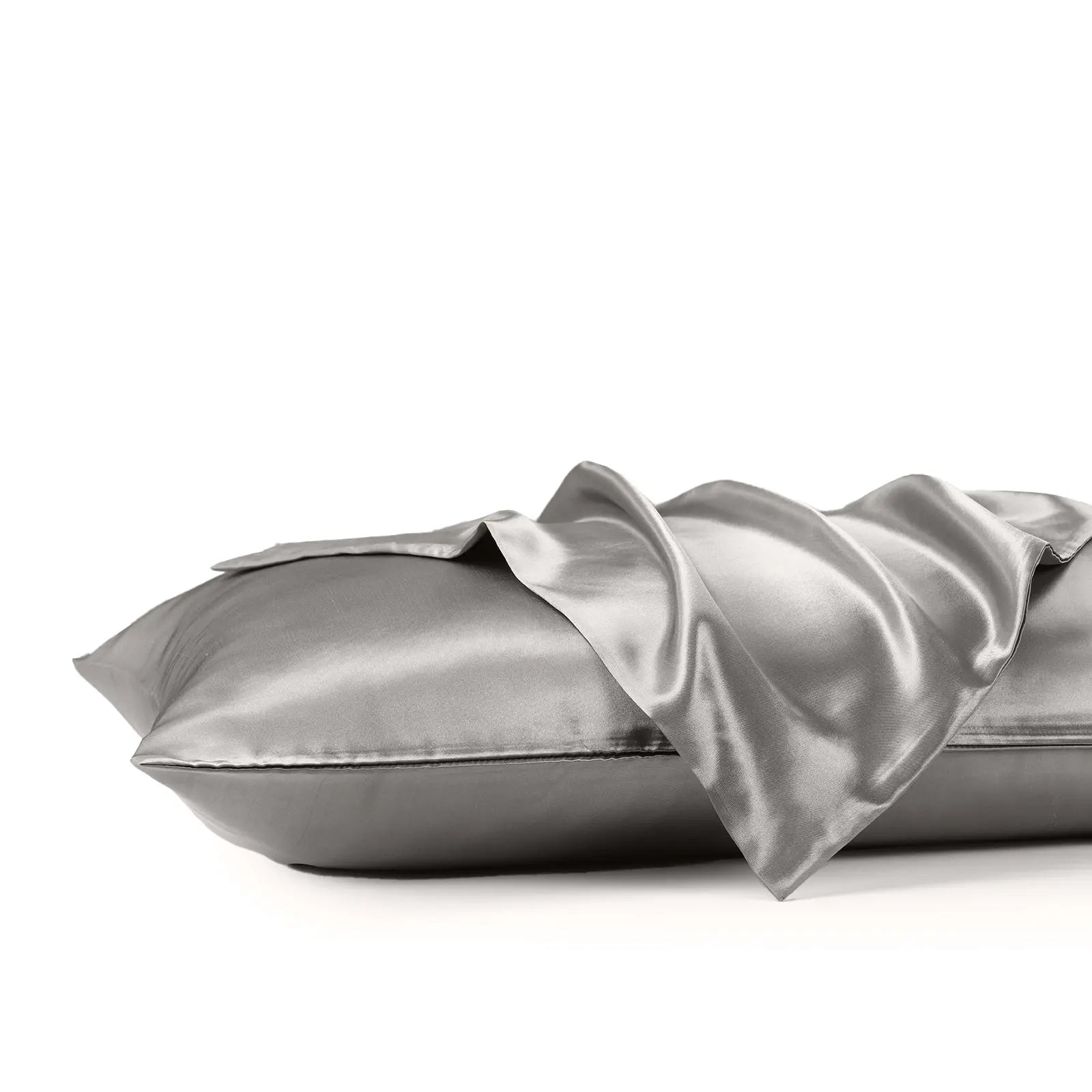 Royal Comfort Satin Sheet Set 3 Piece Fitted Sheet Pillowcase Soft  - King - Charcoal Deals499