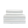 Royal Comfort Satin Sheet Set 4 Piece Fitted Flat Sheet Pillowcases - Queen - Silver Deals499