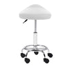 Artiss PU Leather Swivel Saddle Salon Chair - White Deals499