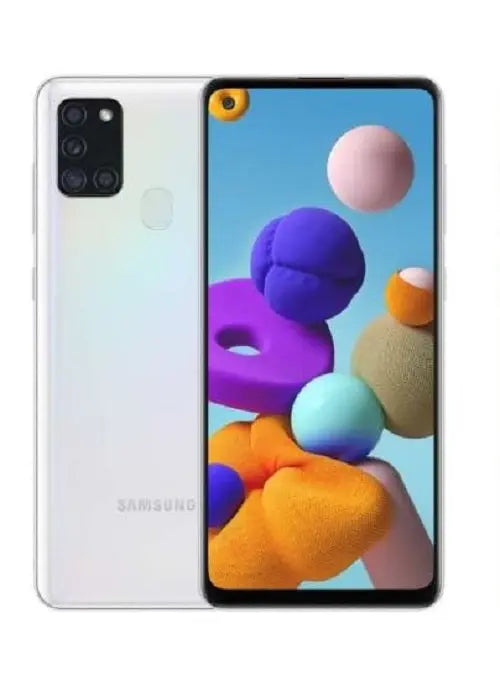 SAMSUNG GALAXY A21s 32GB WHITE - 6.5' Screen Size, Octa Core Processor, Quad Camera, 32GB Inbuilt Memory exp to 1TB Via MicroSD Card, 5,000mAh BATTERY SAMSUNG