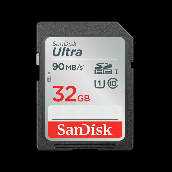 SANDISK 32GB Ultra SDHC SDXC UHS-I Memory Card 90MB/s Full HD Class 10 Speed Shock Proof Temperature Proof Water Proof X-ray Proof Digital Camera SANDISK