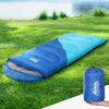 Weisshorn Sleeping Bag 136cm Kids Camping Hiking Winter Blue Deals499