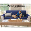 Artiss Sofa Cover Quilted Couch Covers Lounge Protector Slipcovers 3 Seater Navy Deals499