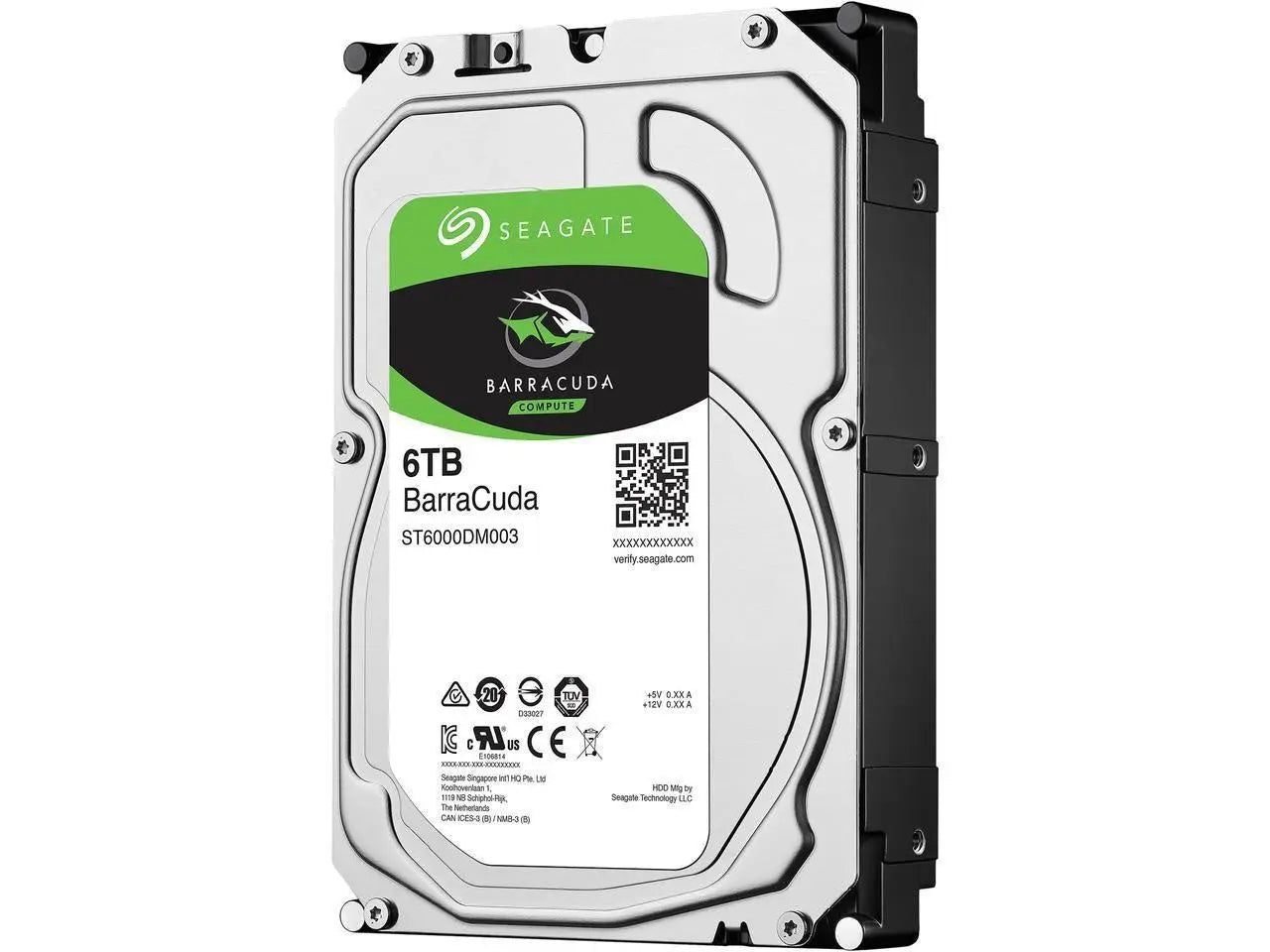 SEAGATE 6TB 3.5' Barracuda, 5400RPM SATA3 6Gb/s 256MB Cache HDD. 2 Years Warranty SEAGATE