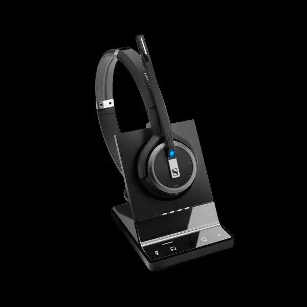 SENNHEISER | Sennheiser Impact SDW 5064 DECT Wireless Office Binaural headset w/ base station, for PC & Mobile, with BTD 800 dongle SENNHEISER