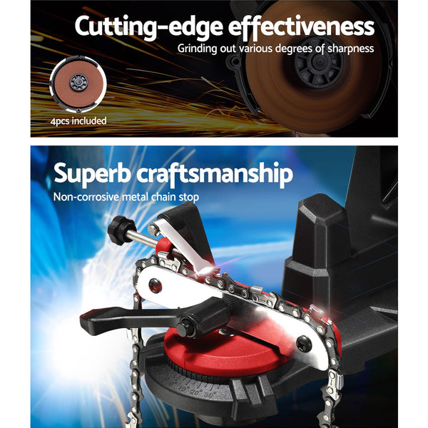 GIANTZ Chainsaw Sharpener Chain Saw Electric Grinder Bench Tool Deals499