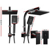 Cefito WELS 8'' Rain Shower Head Taps Square Handheld High Pressure Wall Black Deals499