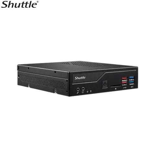 SHUTTLE DH370 XPC Slim 1.3L Barebone - 8th/9th gen CPU, 2x DDR4 sodimm, 1x M.2, 1x 2.5' , 4k video SHUTTLE