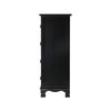 Artiss Vintage Bedside Table Chest 4 Drawers Storage Cabinet Nightstand Black Deals499