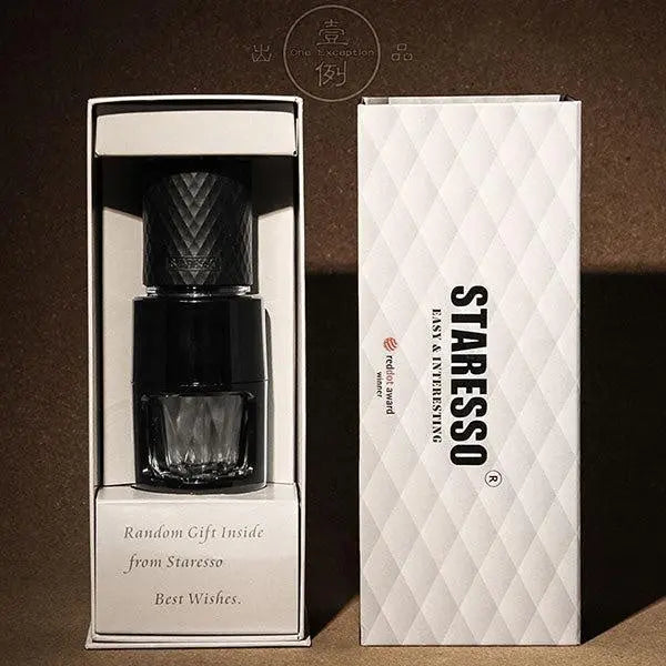 STARESSO Coffee Maker Red Dot Award Winner Portable Espresso Cappuccino Quick Cold Brew Manual Coffee Maker Machines All in One - Black Deals499