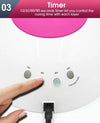 Salon Chic 48W LED UV Nail Lamp Light Gel Polish Dryer Manicure Art Curing White Deals499