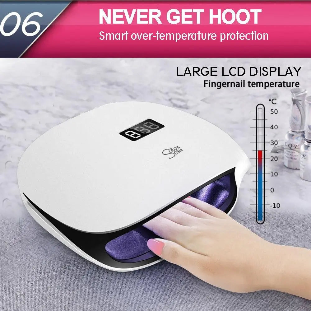 Salon Chic LED UV Nail Lamp Gel Polish Dryer Manicure Curing Smart Sensor Light Deals499