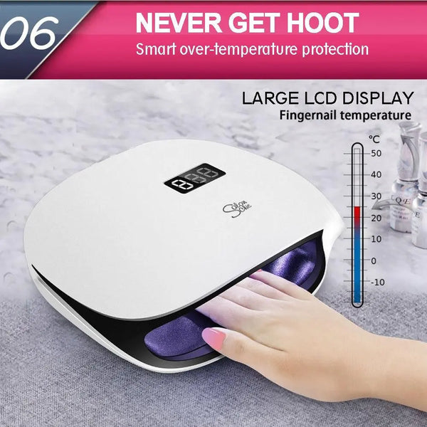 Salon Chic LED UV Nail Lamp Gel Polish Dryer Manicure Curing Smart Sensor Light Deals499