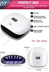 Salon Chic LED UV Nail Lamp Gel Polish Dryer Manicure Curing Smart Sensor Light Deals499