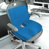 Seat Cushion Memory Foam Lumbar Back Support Orthoped Office Pain Relief Blue Deals499