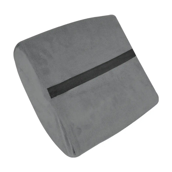 Seat Cushion Memory Foam Lumbar Back Support Orthoped Office Pain Relief Grey Deals499