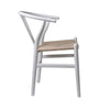 Set of 2 Dining Chairs Rattan Seat Side Chair Kitchen Wood Furniture White Deals499