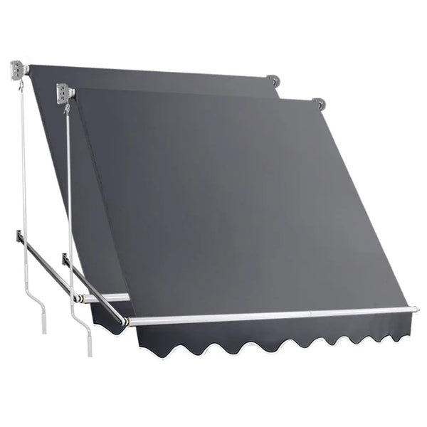 Set of 2 Instahut Fixed Pivot Arm Window Awning Patio Outdoor Blinds 1.5X2.1M Deals499