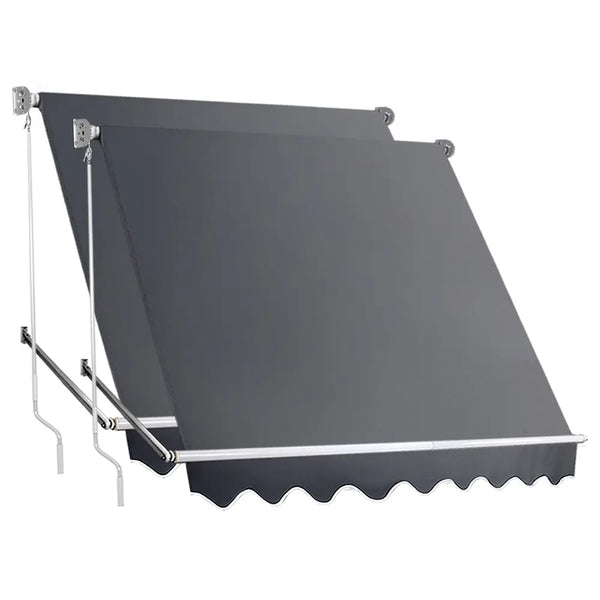 Set of 2 Instahut Fixed Pivot Arm Window Awning Patio Outdoor Blinds 2.1X2.1M Deals499