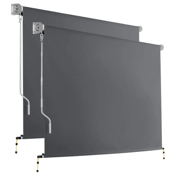 Set of 2 Instahut Outdoor Blinds Roll Down Awning Straight Drop Patio 2.7X2.5M Deals499