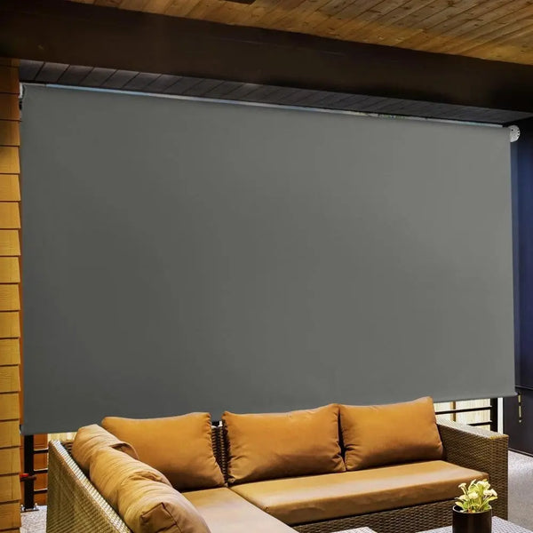 Set of 2 Instahut Outdoor Blinds Roll Down Awning Straight Drop Patio 3.0X2.5M Deals499