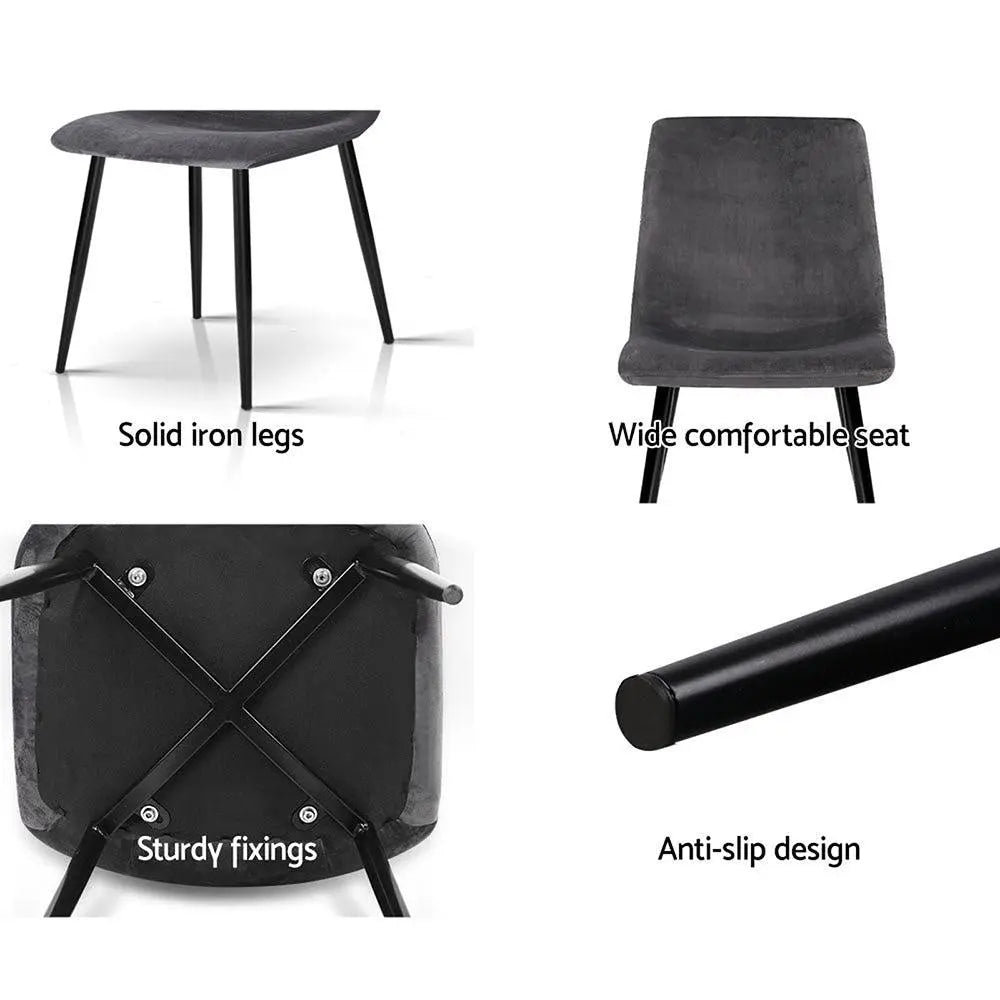 Set of 4 Artiss Modern Dining Chairs Deals499